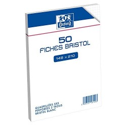 Oxford 50 Fiches bristol,...