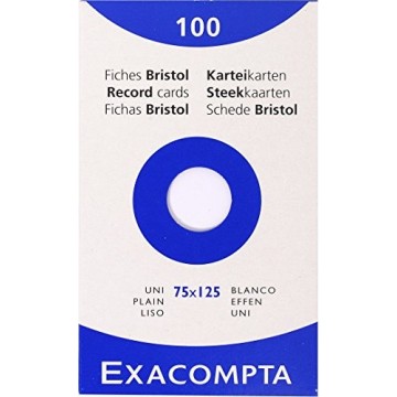 EXACOMPTA Fiches bristol,...