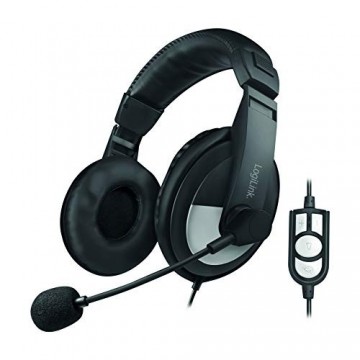 LogiLink Casque audio USB,...