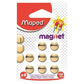 Maped 8 X  aimant, rond,...