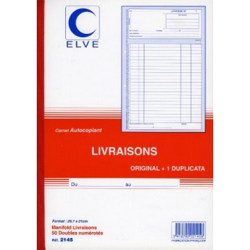 ELVE Manifold "Livraisons",...