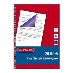 herlitz Papier carbone bleu...