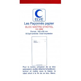 ELVE Bloc Maître d'Hôtel,...