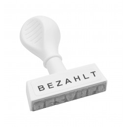 WEDO Textstempel  BEZAHLT ,...