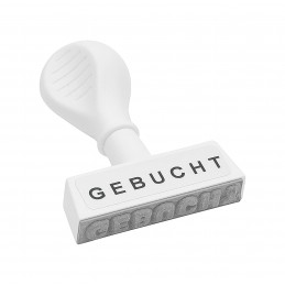 WEDO Textstempel  GEBUCHT ,...