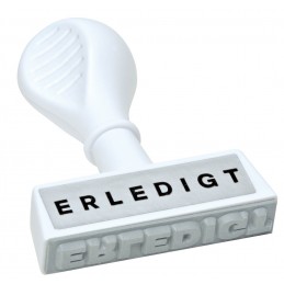 WEDO Textstempel  ERLEDIGT...