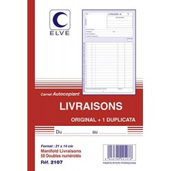 ELVE Manifold "Livraisons",...