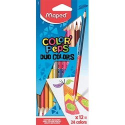 Maped Crayons bicolores...