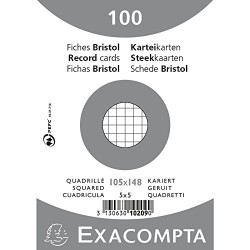 EXACOMPTA Fiches bristol,...