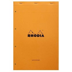 RHODIA Bloc Audit agrafé,...