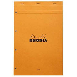 RHODIA Bloc agrafé No. 20,...