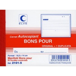 ELVE Manifold "Bons pour",...